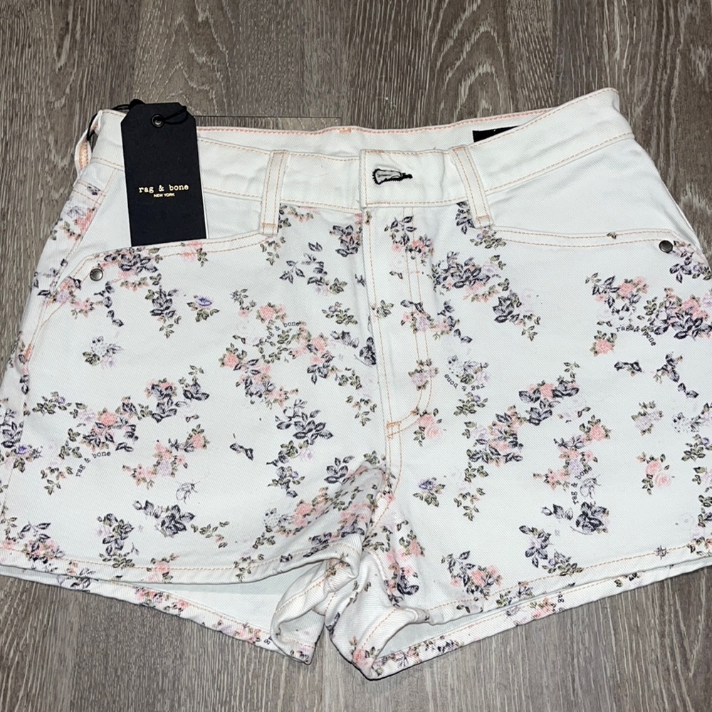 rag & bone floral Ellie shorts